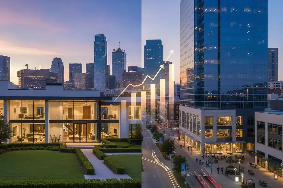 Luxury Residential vs. Commercial Investment in DFW Mid-Cities