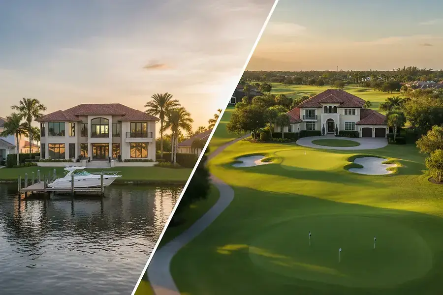 Waterfront Living vs. Golf Community Living in Port Saint Lucie