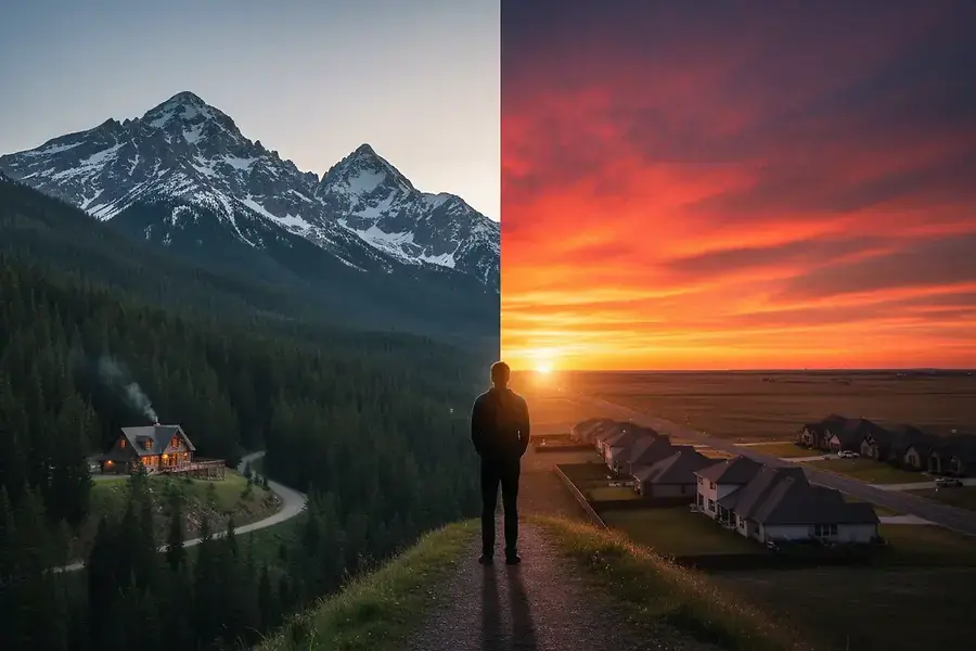 Choosing Between Mountain and Plains Living: A Buyer's Guide