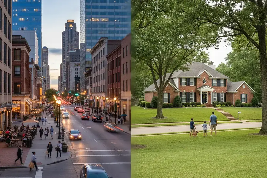 Choosing Between Urban and Suburban Living in West Tennessee