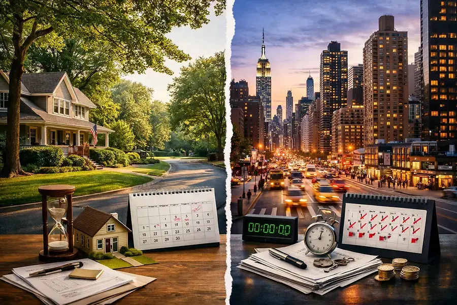 Residential Market Timelines: Buying in Ridgewood vs New York City