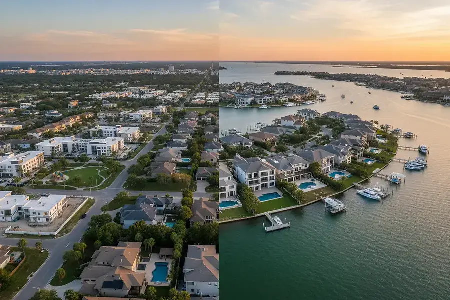 Luxury Waterfront vs. Affordable Inland: Comparing Home Values Across Bay County