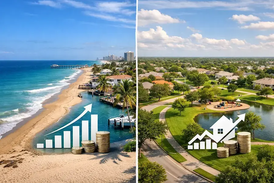 Investment Potential: Lauderdale By The Sea vs Coral Springs