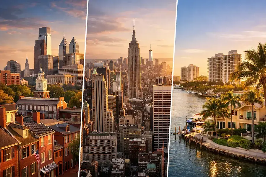 Residential Real Estate Trends in Philadelphia, New York, and Florida