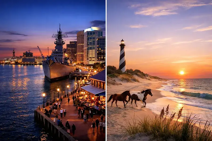 Neighborhood Comparison: Hampton Roads vs. Outer Banks Living
