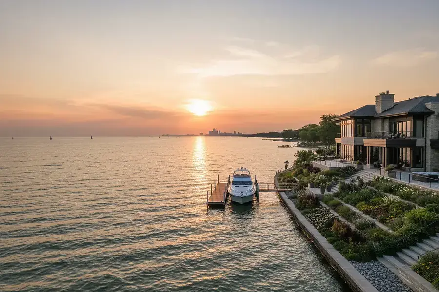 Luxury Waterfront Living in Metro Detroit's Lakefront Communities