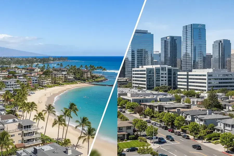 Coastal vs. Tech Hub Living: Comparing Home Values in Honolulu and Campbell