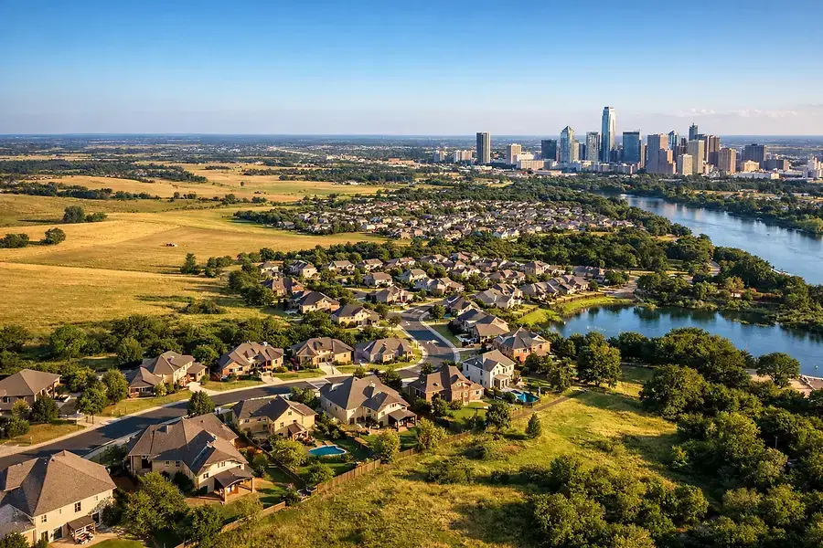 Comparing Residential Property Values Across Five Central Texas Counties