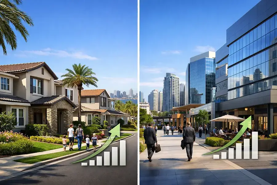 San Diego Property Investment: Commercial vs Residential Returns