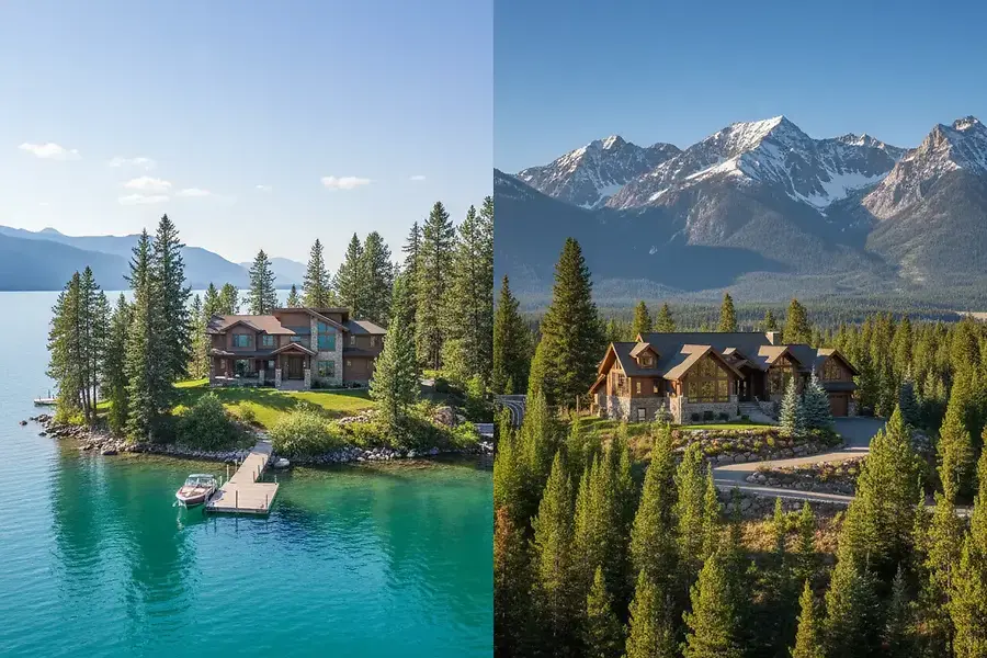 Lakefront vs. Mountain Views: Choosing Your Ideal Home in Flathead Valley