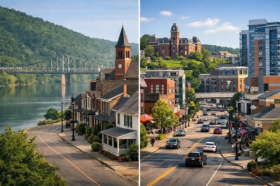 Neighborhood Comparison: Weirton vs Morgantown for Homebuyers