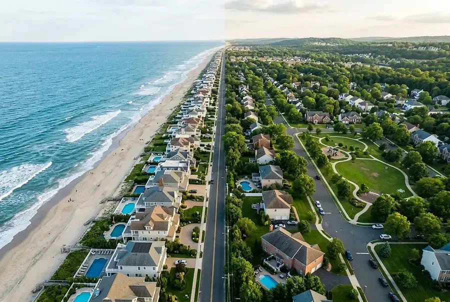 Choosing Between Waterfront and Suburban Living in Monmouth County