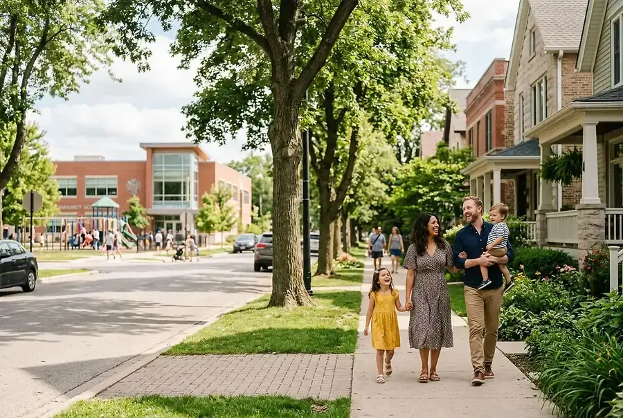 Chicago Neighborhoods with Strong Community Schools and Family Appeal