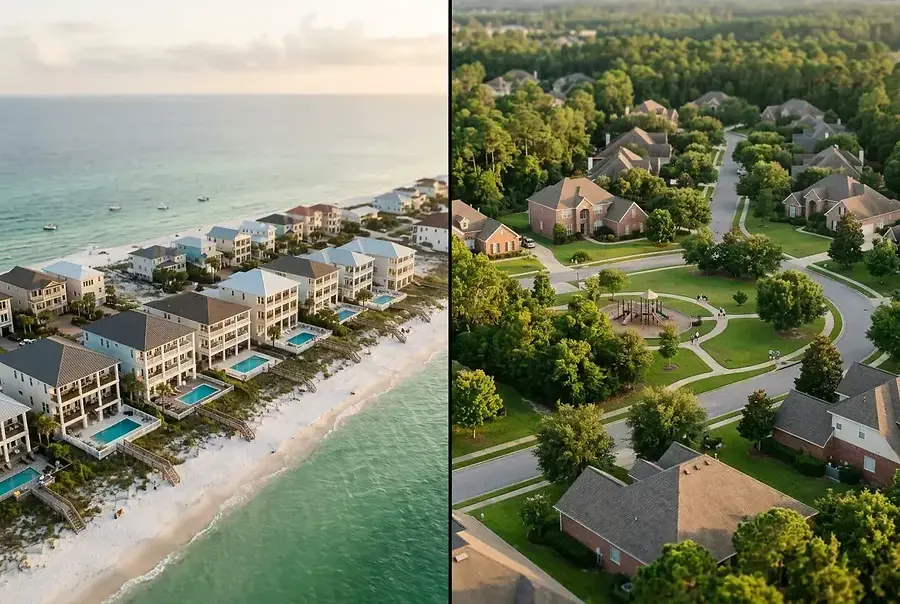 Waterfront vs. Inland: Choosing Your Perfect Home in Bay County