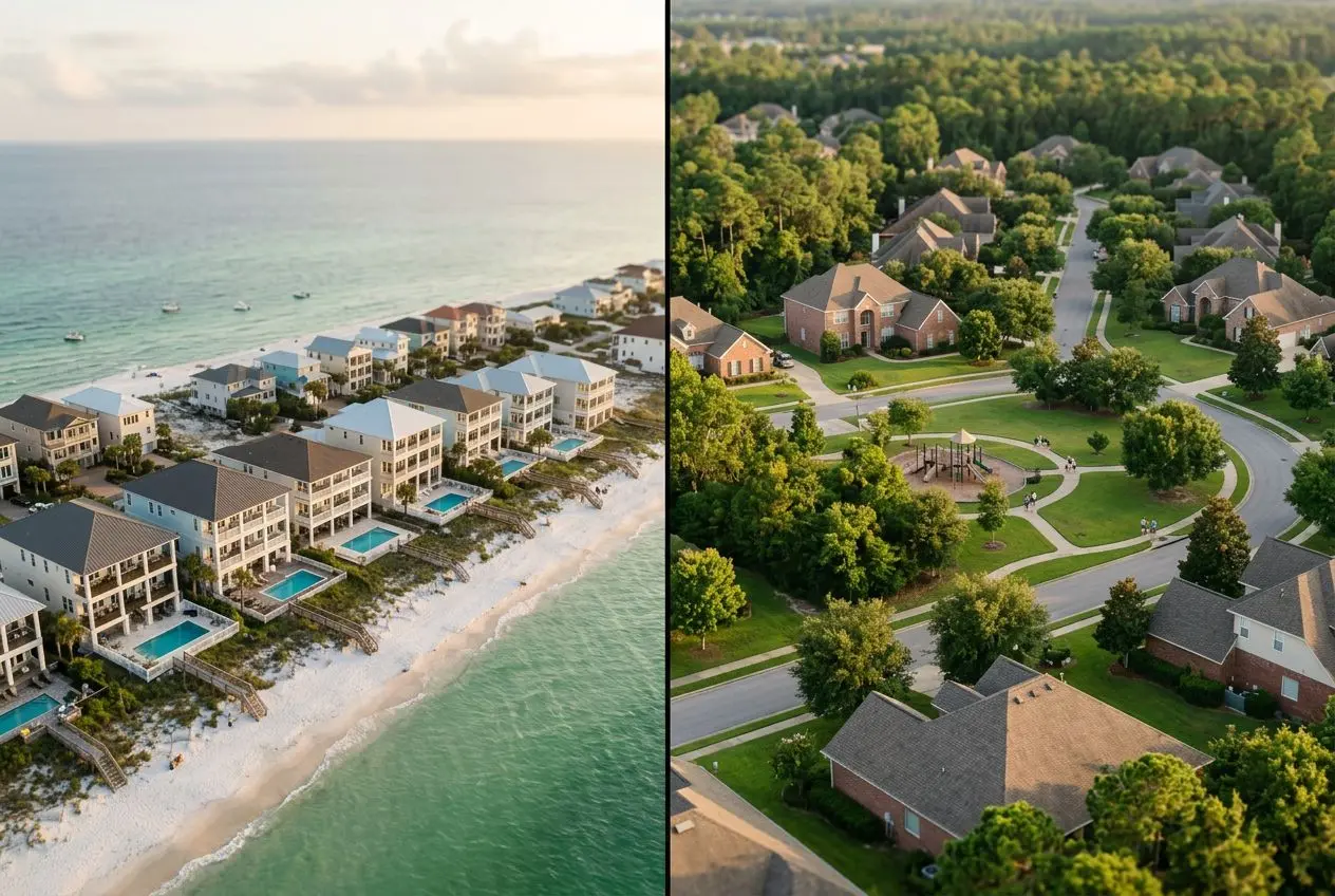 Waterfront vs. Inland: Choosing Your Perfect Home in Bay County