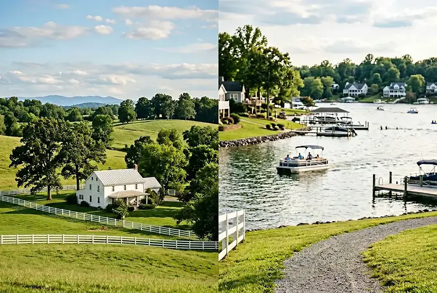 Choosing Between Rural and Waterfront Living in Central Virginia