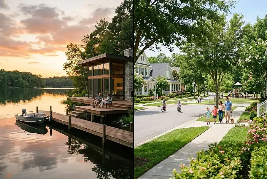 Waterfront vs. Suburban Living: Choosing Your Ideal Home in Ocala and Leesburg