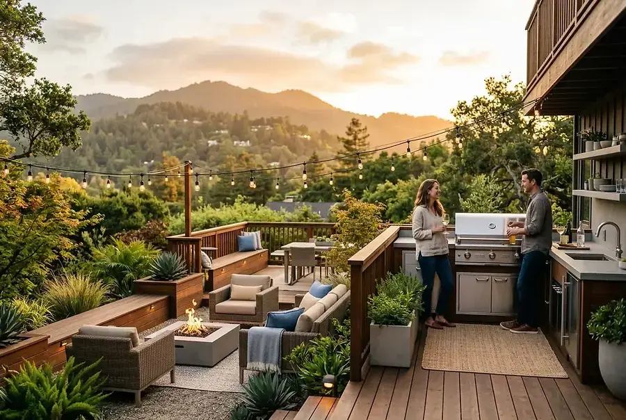 Mill Valley's Outdoor Living Spaces: Design Trends That Increase Home Value
