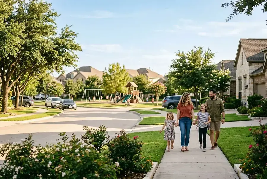 Suburban Texas Communities: Where Families Find Affordable Homes