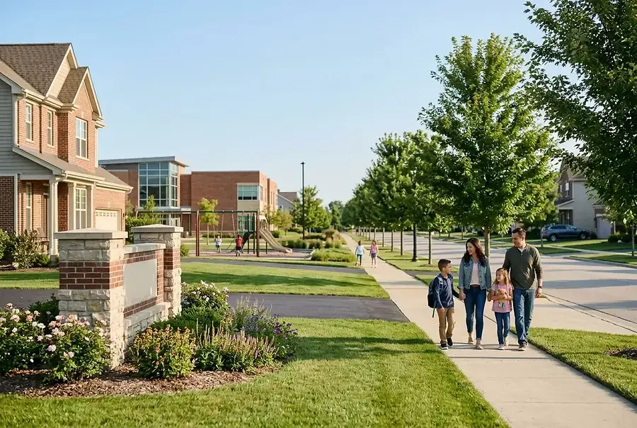 School Districts and Home Values in Illinois Suburban Communities