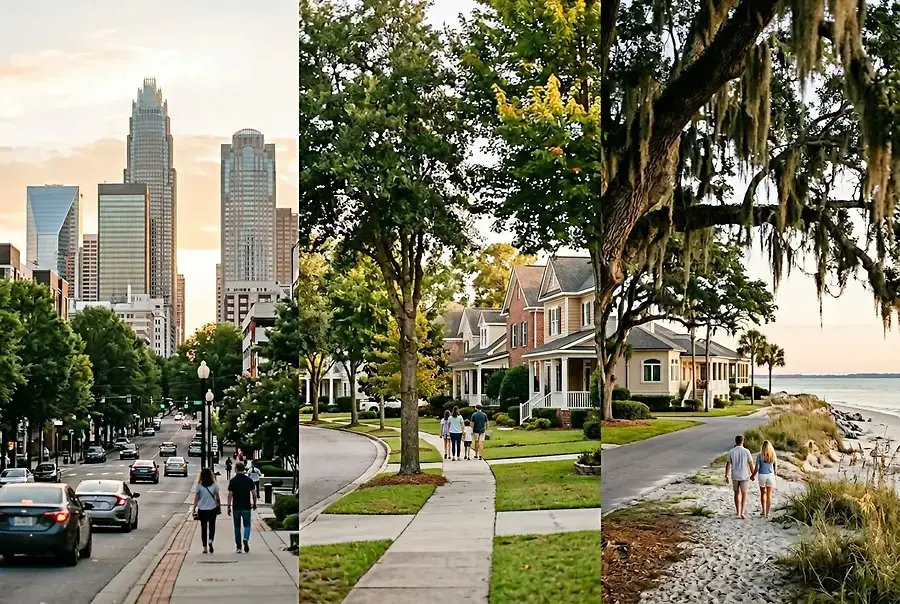 Home Buying in NC: Charlotte, Brunswick & Saint Simons Compared