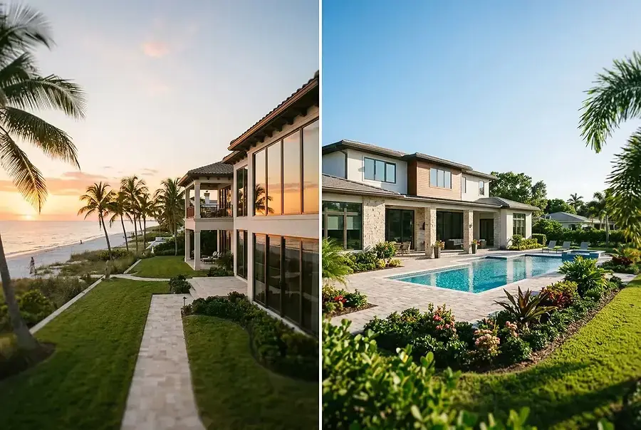 Beachfront vs Inland: Choosing the Right Residential Property in Southwest Florida