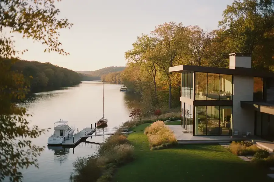 Waterfront Living in Delaware Valley: Homes Near Water Features