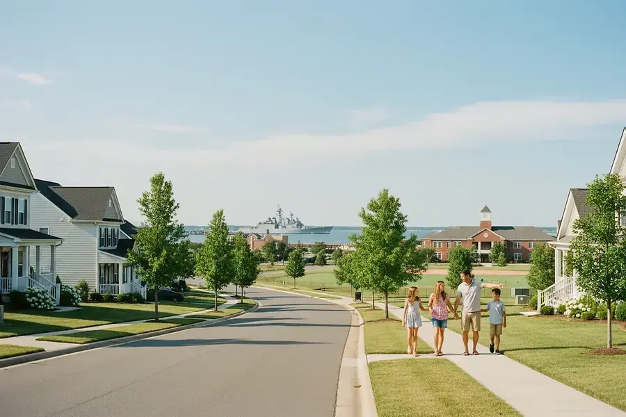 Suburban Living Near Military Bases: Home Buying in Hampton Roads Area