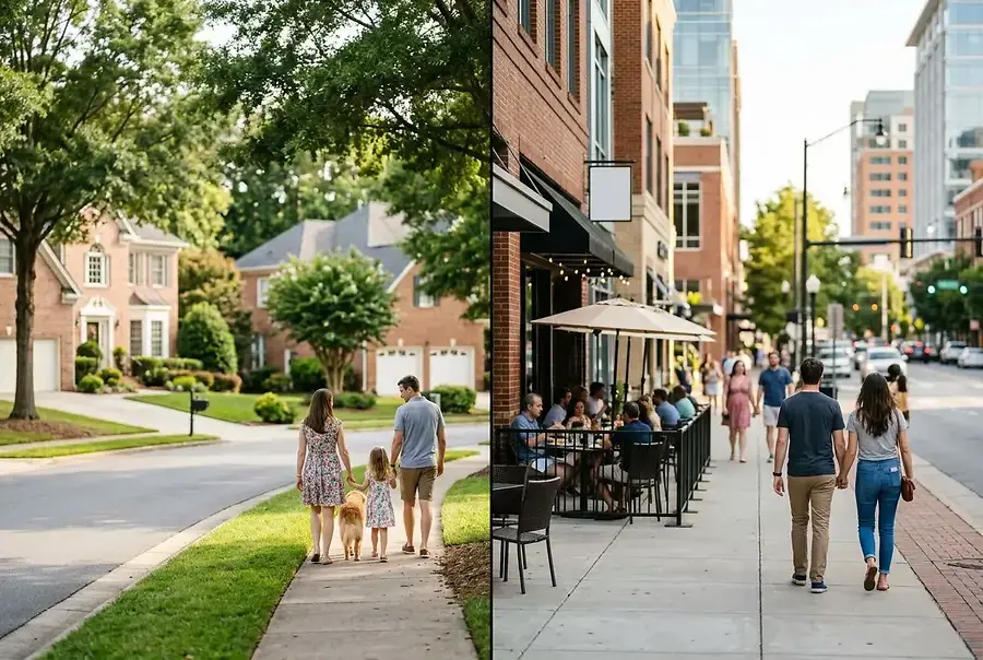Suburban vs. Urban Living in the Triangle: Finding Your Perfect Fit