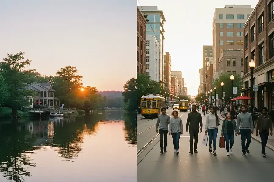 Choosing Between Waterfront and Urban Living in Shelby County