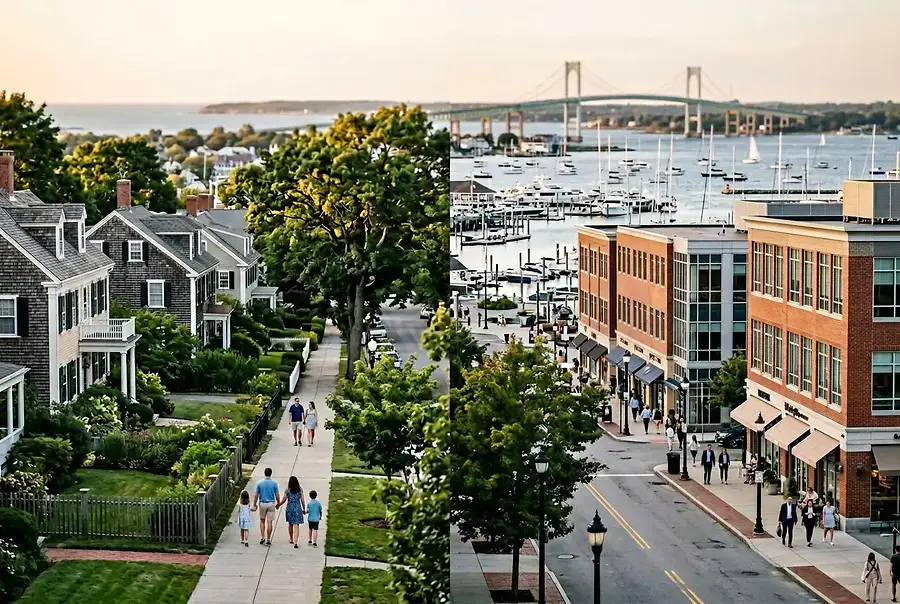 Rhode Island Real Estate Market: Comparing Residential and Commercial Property Values