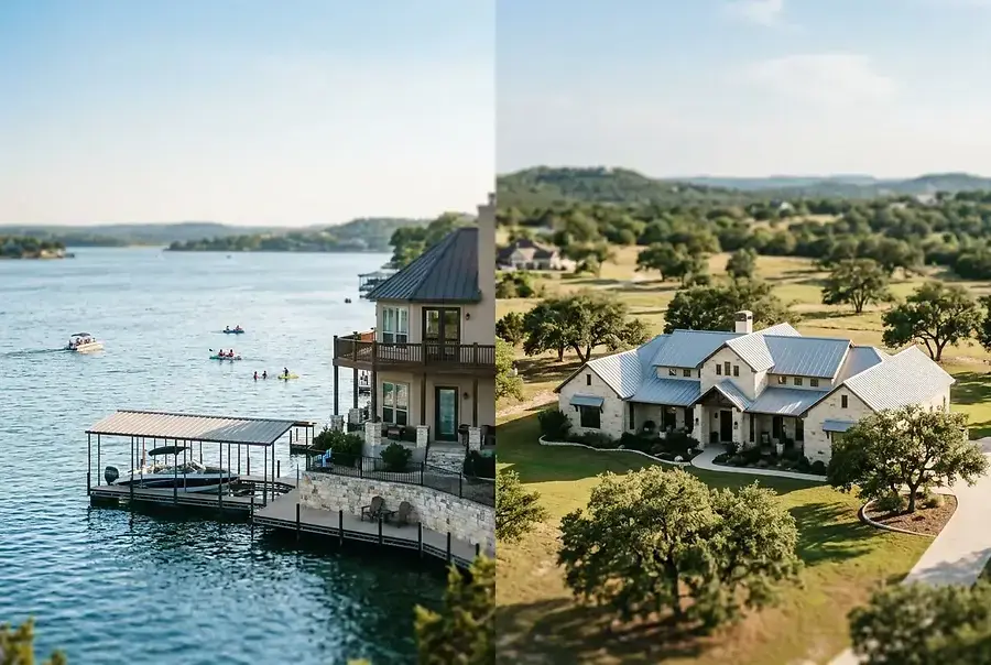 Waterfront Living vs Hill Country Estates: Choosing Your Perfect Texas Home
