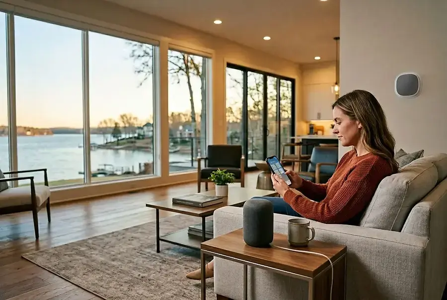 Smart Home Features That Add Value in Lake Norman Communities