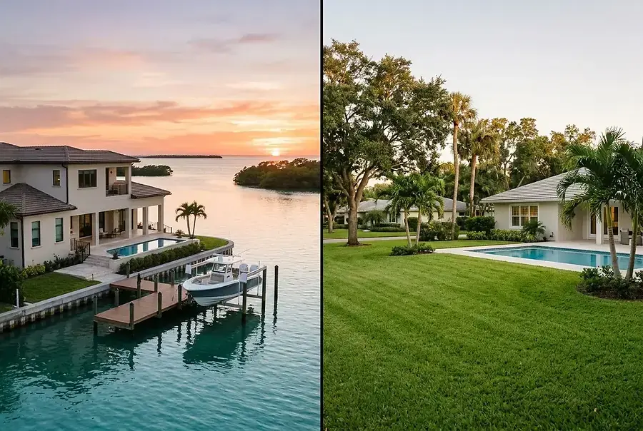 Choosing Between Waterfront and Inland Homes in Sarasota County
