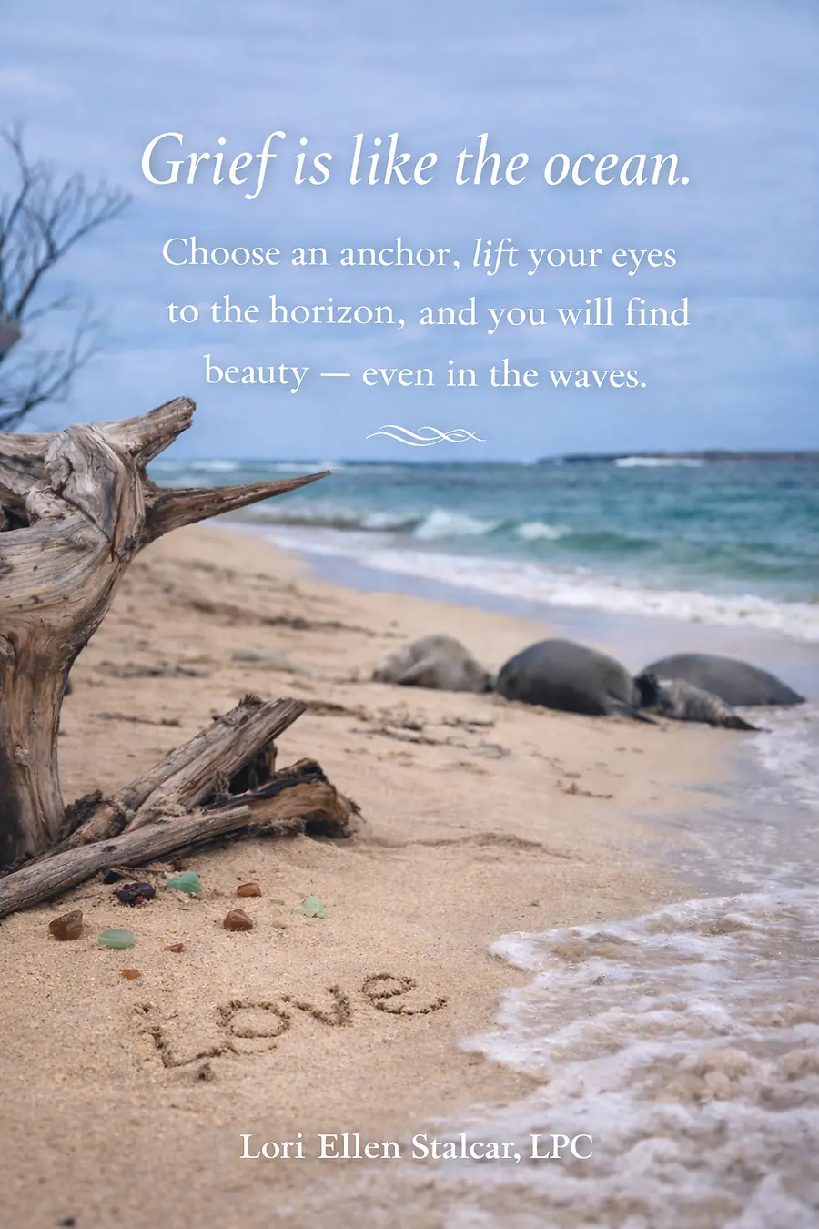 Grief Is Like the Ocean Over the past month, I have sat with profound loss. I have lost two clients. I have also walked alongside others navigating suicide loss, violent death, and unexpected ruptures in relationships that altered the course of their live