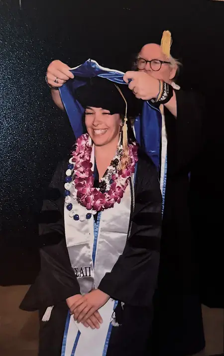 My Doctorates hooding ceremony.
