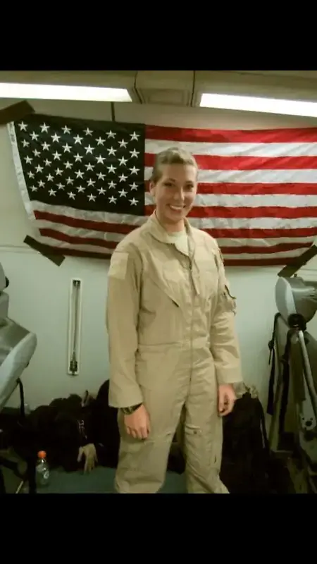 Airborne on an overseas Air Force mission