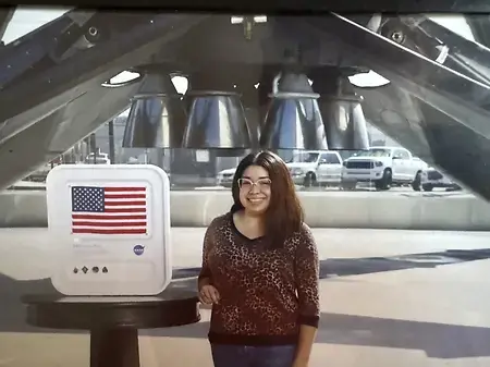 Next to Nasa’s Legacy Flag