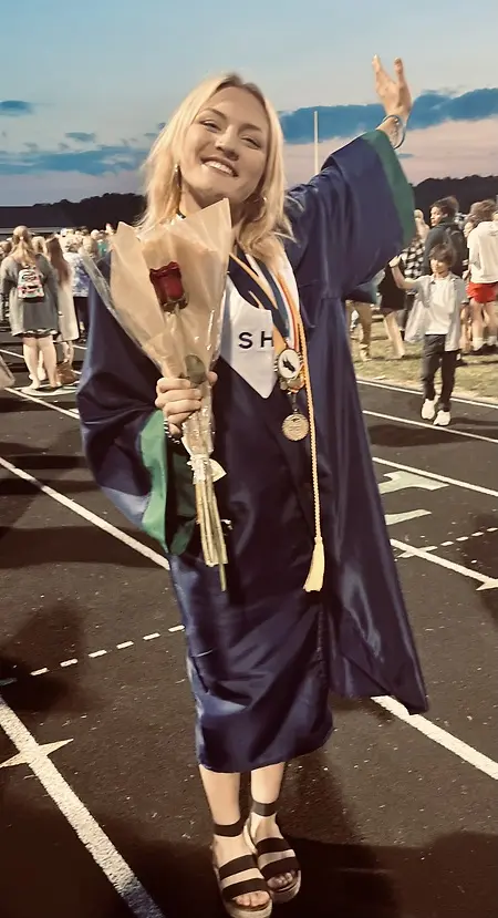 High School Graduation: 
At the time, it felt like an ending, but now I see it was the start of everything that followed. Grateful for how far the journey has come!