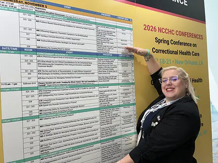Presenting at the NCCHC Winter conference in Baltimore, MD on Trauma informed Reentry Principles for Women and Youth in correctional settings. 