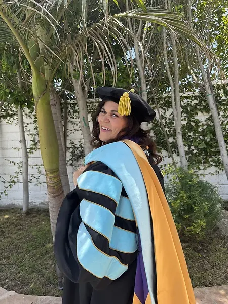 The culmination of a lifelong dream. Just a small-town girl who refused to give up on her big ambitions. Dr. Silva has a nice ring to it. 🎓✨