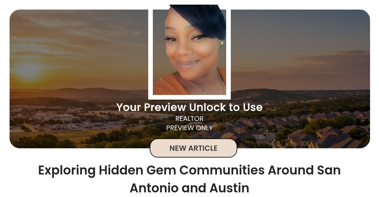 Exploring Hidden Gem Communities Around San Antonio and Austin