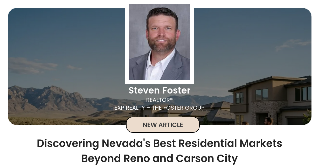 Discovering Nevada's Best Residential Markets Beyond Reno and Carson City
